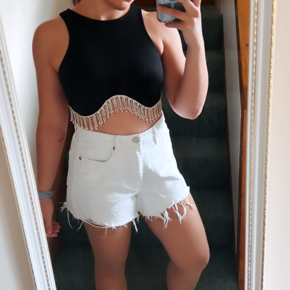 Fringe Rhinestone Top - Picture 4 of 5